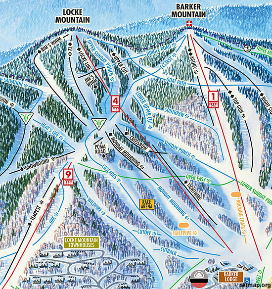Locke Mountain Sunday River New England Ski Area Expansions