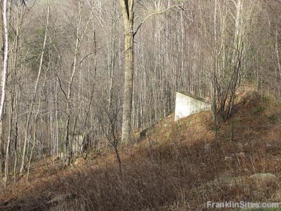 The top footings of the Tenderfoot double chairlift (2006)