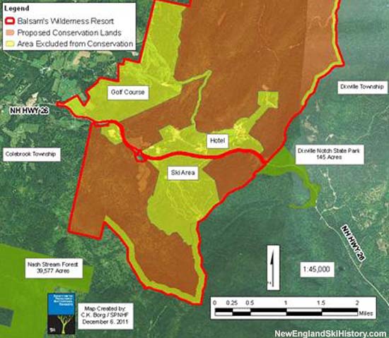 December 2011 Balsams property map