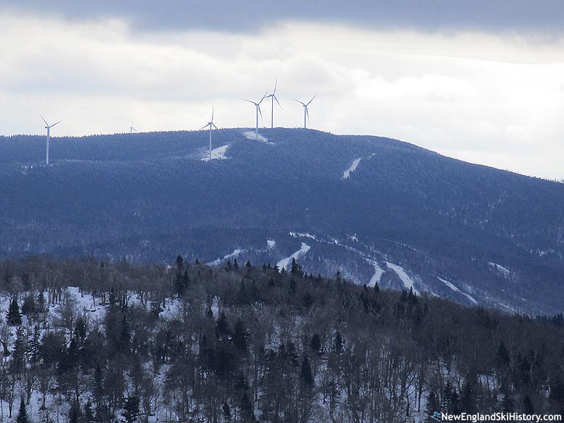 Dixville Peak and the existing Wilderness ski area as seen from Sugar Hill (2016)