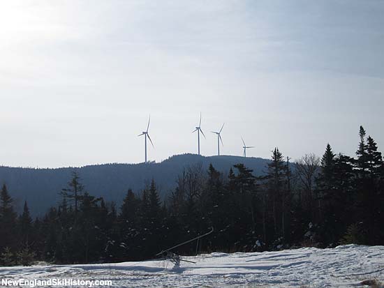 Dixville Peak as seen from the top of the ski area (2014)