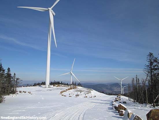 Wind turbines on Dixville Peak (2014)