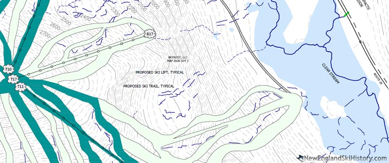 2015 map of The Escarpment