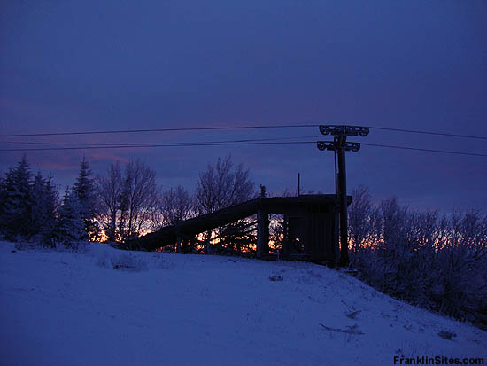 The top of the old Mittersill double chair (2009)