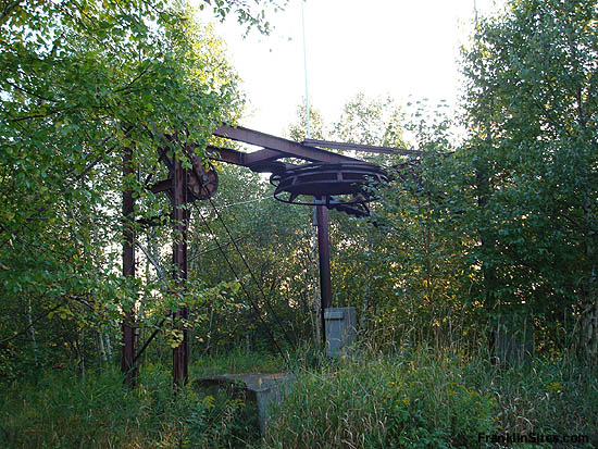 The top of the abandoned main T-Bar (2007)