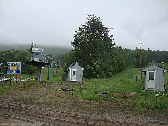 The bottom of the Penny Pitou and former Gunshy chairlift (2011)