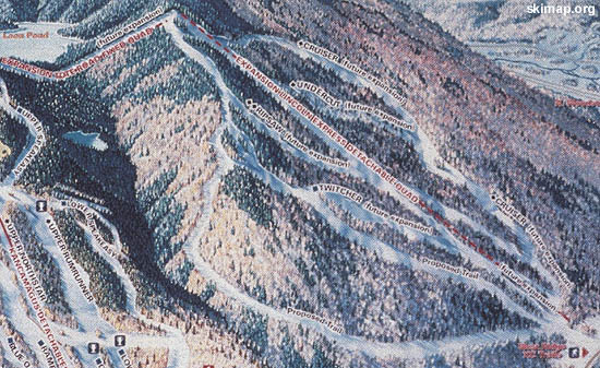The proposed South Peak area in 1997