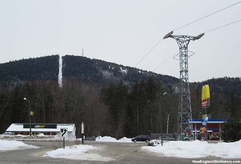 The bottom of the gondola in 2014