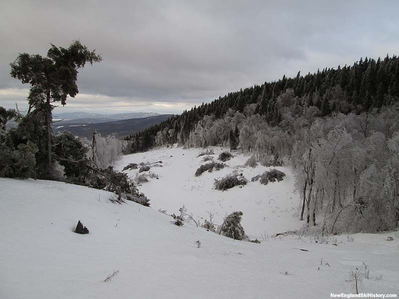 The upper portion of a Pinnacle Peak trail (2014)