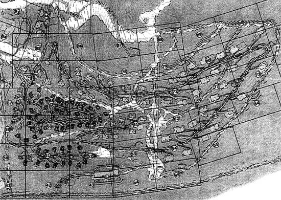 2009 map of the Old Canada Road area in an Army Corps of Engineers report