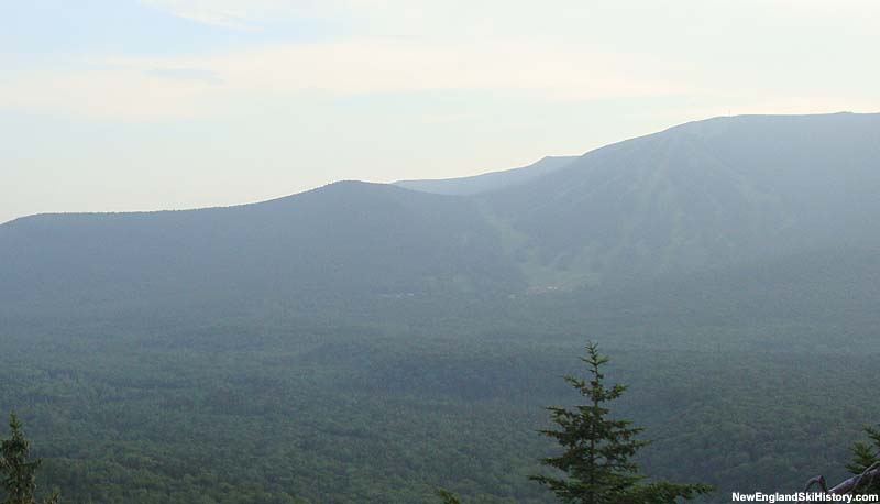 Green Peak (center left) in 2011