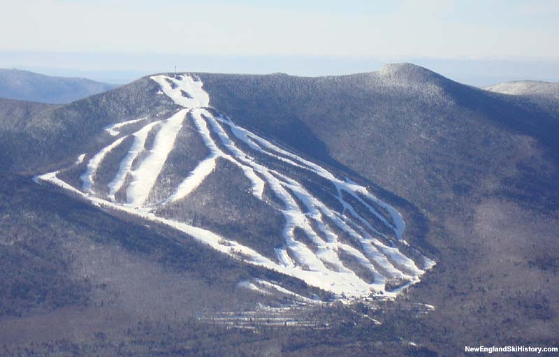 Mt. Tecumseh (right) and Waterville Valley ski area in 2009