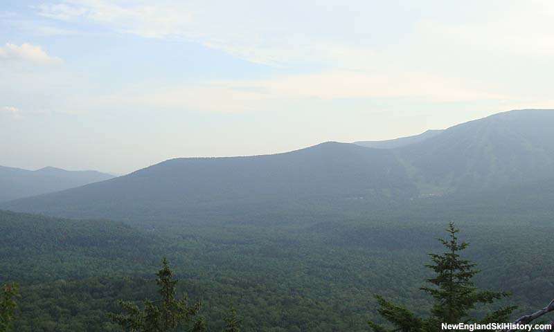 South Green Peak (left) in 2011