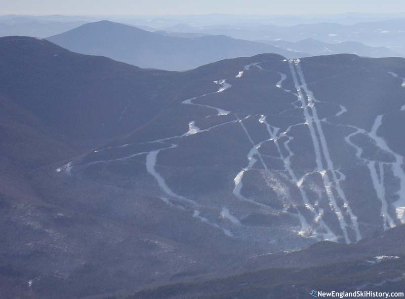The Thompson Brook area as seen from Mt. Madison (2009)