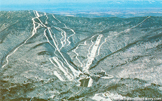 The abandoned lift line as seen in the late 60s/early 70s