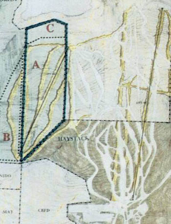 A proposed southern part of the Witches complex in a 1989 plan