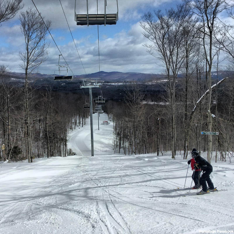 The Tage Quad and Hermitage Club Ski Home Trail in 2013