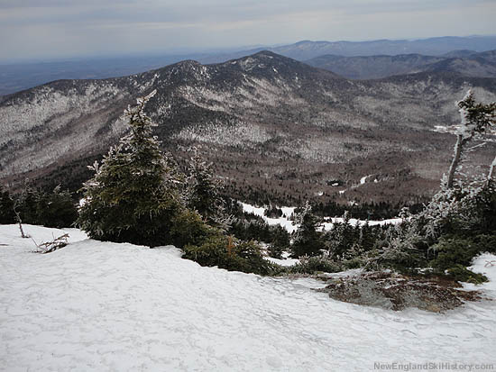 The undeveloped West Bowl area as seen from Jay Peak