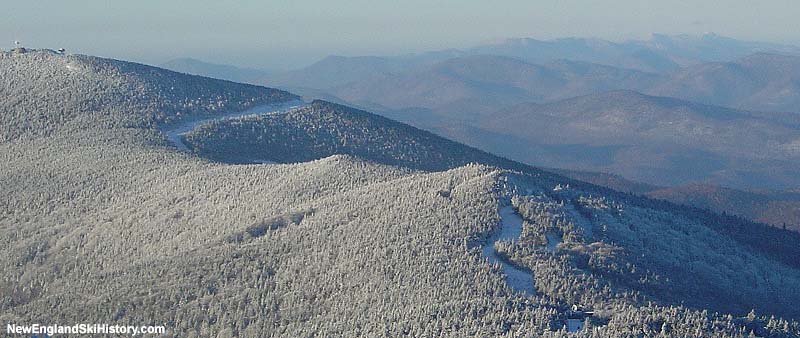 The connector trail as seen from Killington Peak (2005)