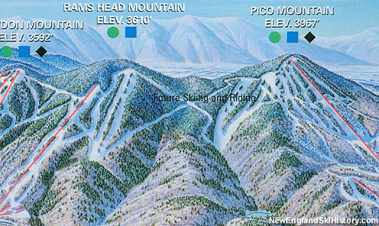 The Killington-Pico Interconnect as seen in a 2001-2002 trail map