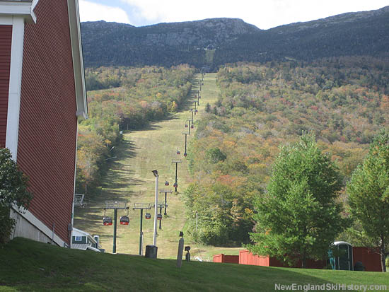 Looking up the gondola lift line (2006)