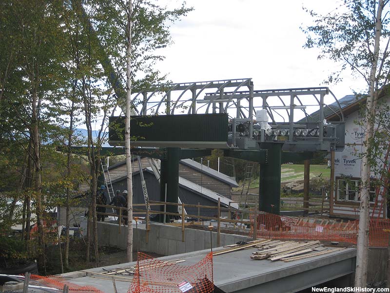 Construction of the Over Easy Gondola in 2006