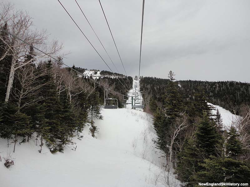 The Sensation Quad in 2013 with the abandoned area upper left