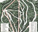 1969-70 Brodie Mountain Trail Map