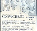 1964-65 Snow Crest Trail Map