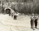 The Mt. Mansfield T-Bar circa the 1940s