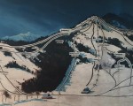 A circa 1950s Black Mountain trail map
