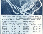 1967-68 Dartmouth Skiway Trail Map