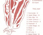 1987-88 Ragged Mountain Trail Map
