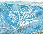 1973-74 Mad River Glen trail map