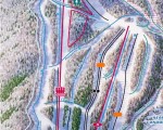 2003-04 Mount Snow Carinthia trail map