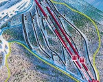 2009-10 Mount Snow North Face trail map