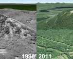 Bald Mountain Aerial Imagery, 1991 vs. 2011