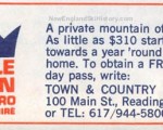 1969-70 Eastern Ski Map