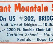 1959-60 Eastern Ski Map