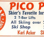 1960-61 Eastern Ski Map