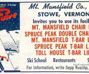 1956-57 Eastern Ski Map