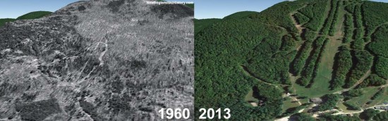 Berkshire East Aerial Imagery, 1960 vs. 2013