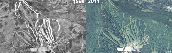 Gunstock Aerial Imagery, 1998 vs. 2011