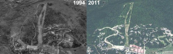 Snow's Mountain Aerial Imagery, 1994 vs. 2011