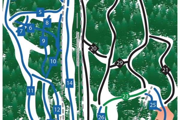 2024-25 Big Rock Trail Map