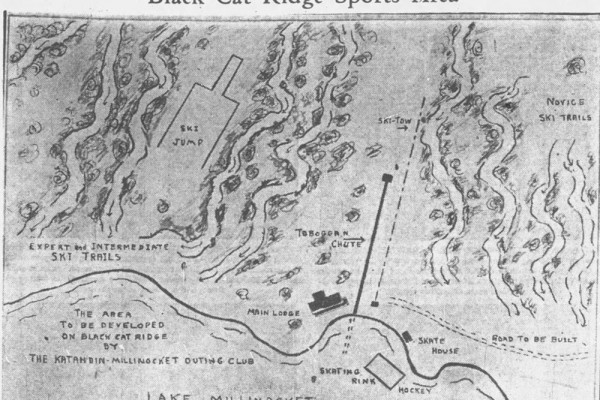 1937 Black Cat Mountain Development Map
