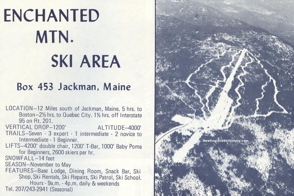 1970-71 Enchanted Mountain Trail Map