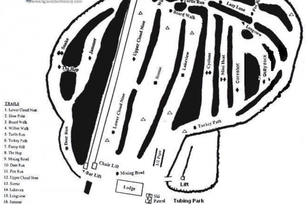 2022-23 Hermon Mountain Trail Map