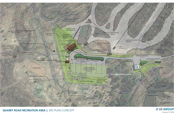 2018 Quarry Road Trails Development Map