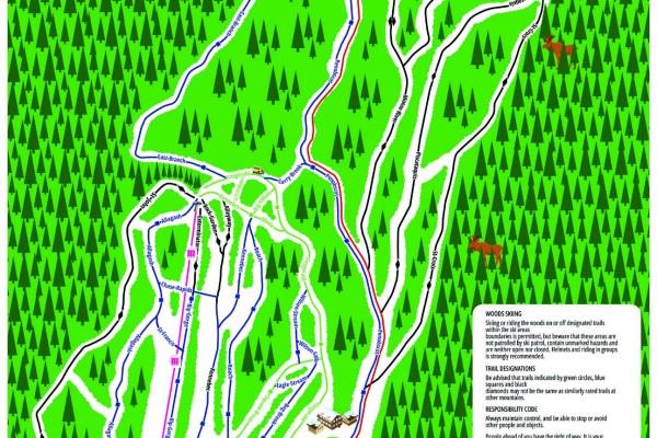 2024-25 Big Moose Trail Map
